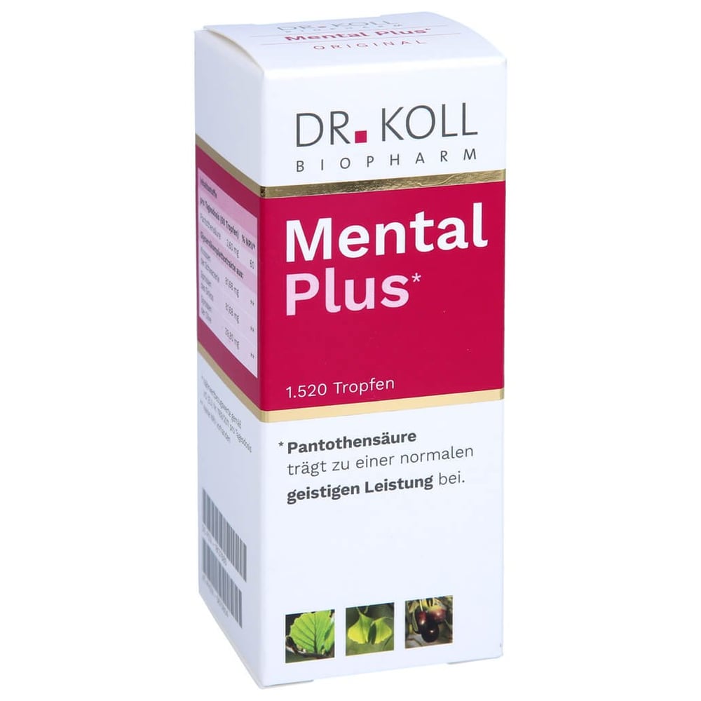 Mental Plus Dr.Koll Gemmo Komplex Pantothensäure