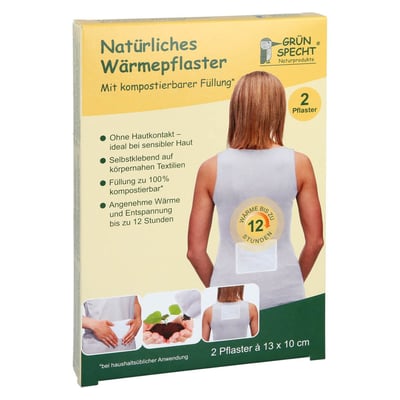 Natürliches Wärmepflaster 13 x 10 cm