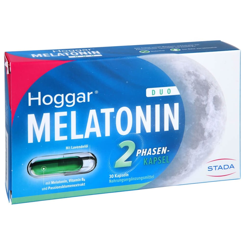 Hoggar Melatonin DUO Einschlaf-Kapseln