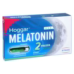 Hoggar Melatonin DUO Einschlaf-Kapseln