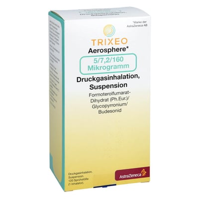 Trixeo Aerosphere 5/7.2/160ug Druckgasinh.SUS120ED