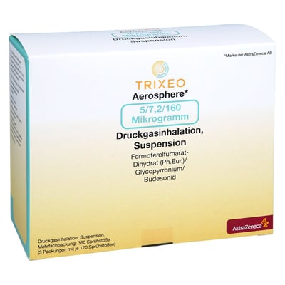 Trixeo Aerosphere 5/7.2/160ug Druckgasinh.SUS120ED