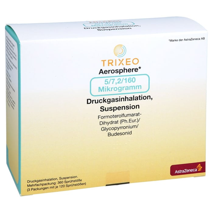 Trixeo Aerosphere 5/7.2/160ug Druckgasinh.SUS120ED