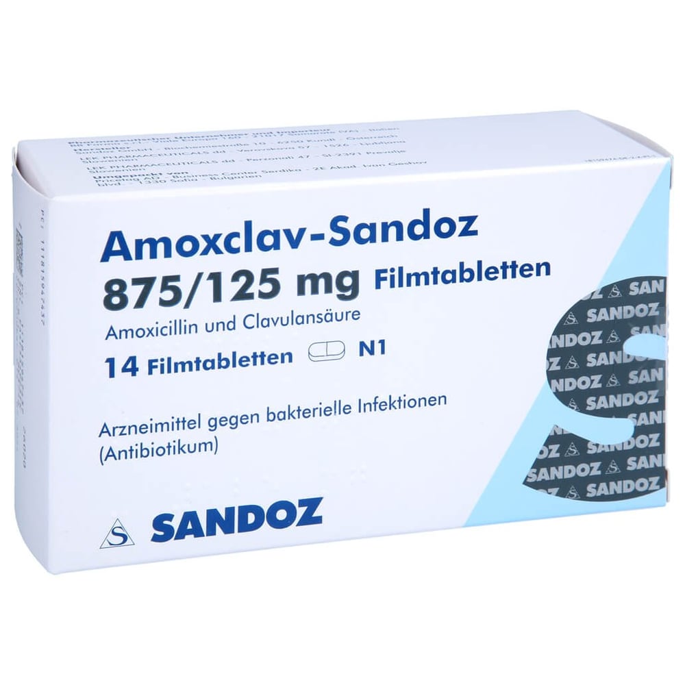 Amoxclav-Sandoz 875/125 mg