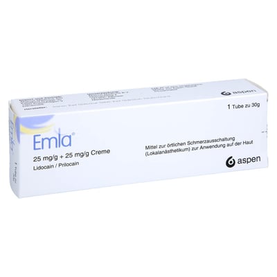 Emla 25 mg/g + 25 mg/g Abacus Medicine Produktbild 1