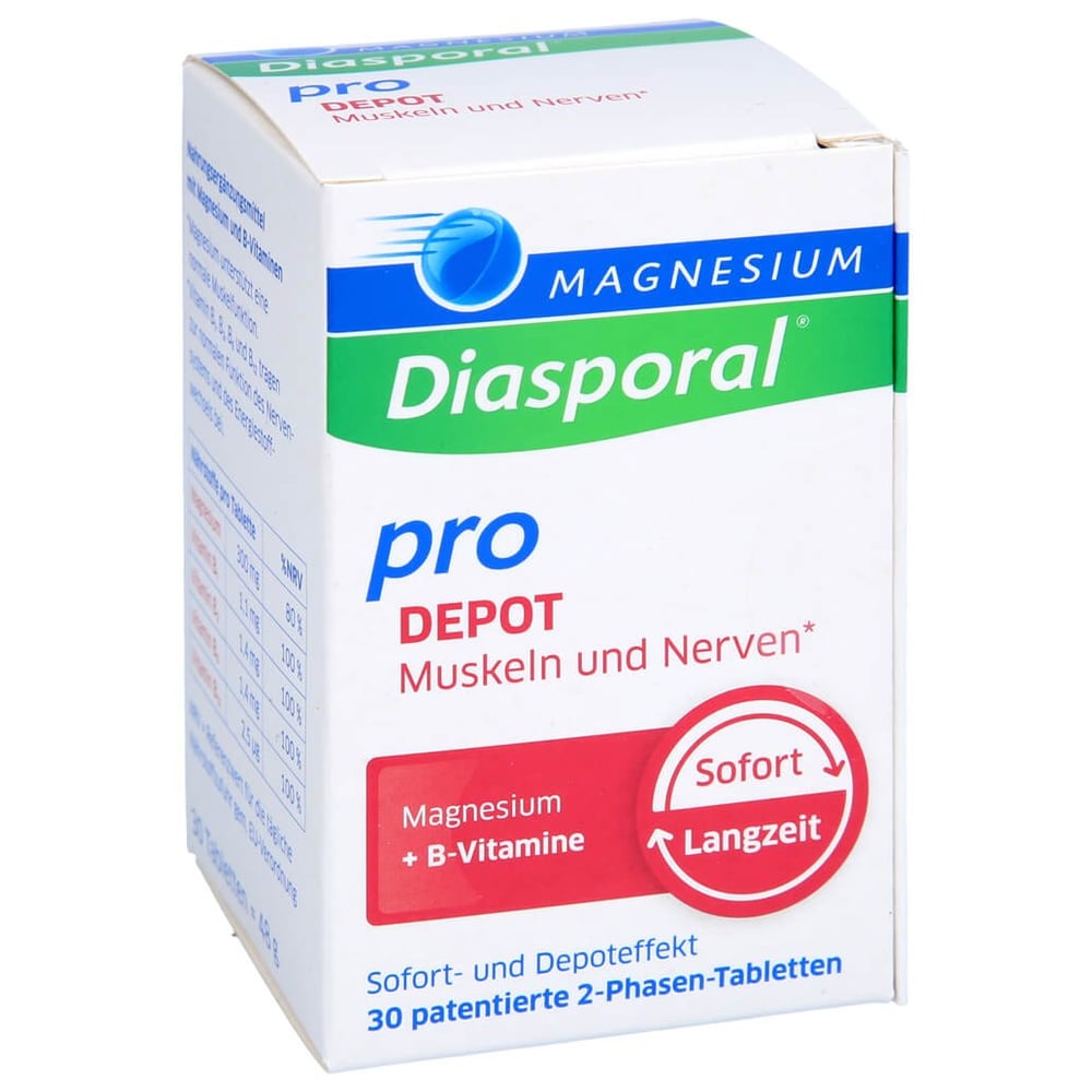 Magnesium Diasporal pro B-Vit.DEPOT Musk.+Nerv.Tab