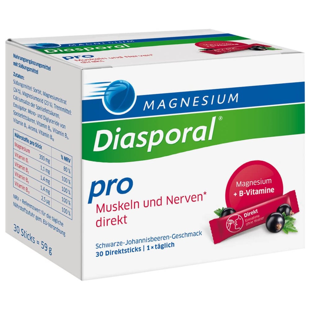 Magnesium Diasporal pro B-Vit.Muskeln+Nerven dir.