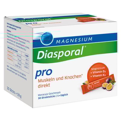 Magnesium Diasporal pro D3+k2 Muskeln+Knochen dir.