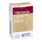 Tricorlix 7 mg/5 mg/2,5 mg