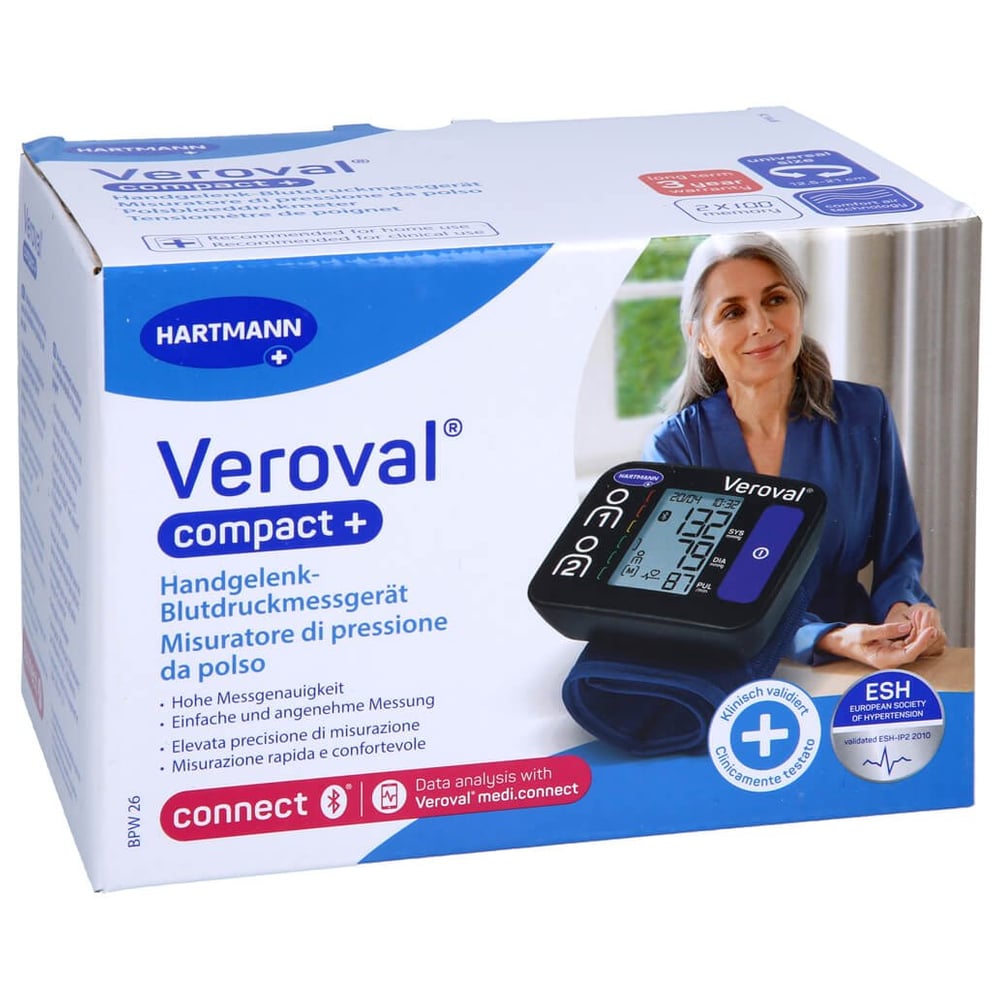 Veroval Compact Plus Blutdruckmessgerät Handgelenk