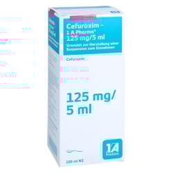 Cefuroxim - 1 A Pharma 125mg/5ml Gran.z.Susp.Herst