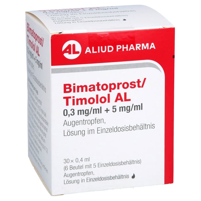Bimatoprost/Timolol AL 0,3mg/ml + 5mg/ml Augentropfen