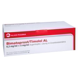 Bimatoprost/Timolol AL 0,3 mg/ml + 5 mg/ml Augentropfen