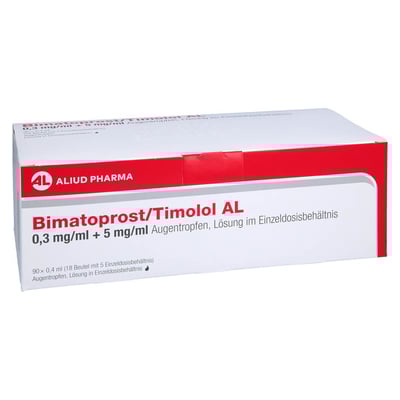 Bimatoprost/Timolol AL 0,3 mg/ml + 5 mg/ml Augentropfen