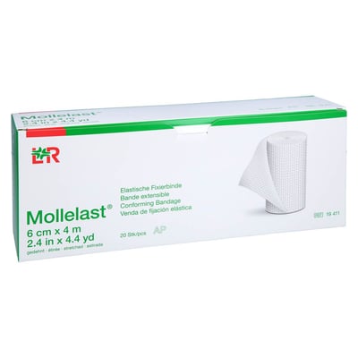 Mollelast Binden 6 cmx4 m weiß