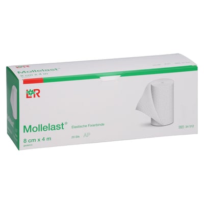 Mollelast Binden 8 cmx4 m weiß
