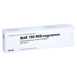 Jext 150 Mikrogramm Injektion -Lösung in einem Fertigpen
