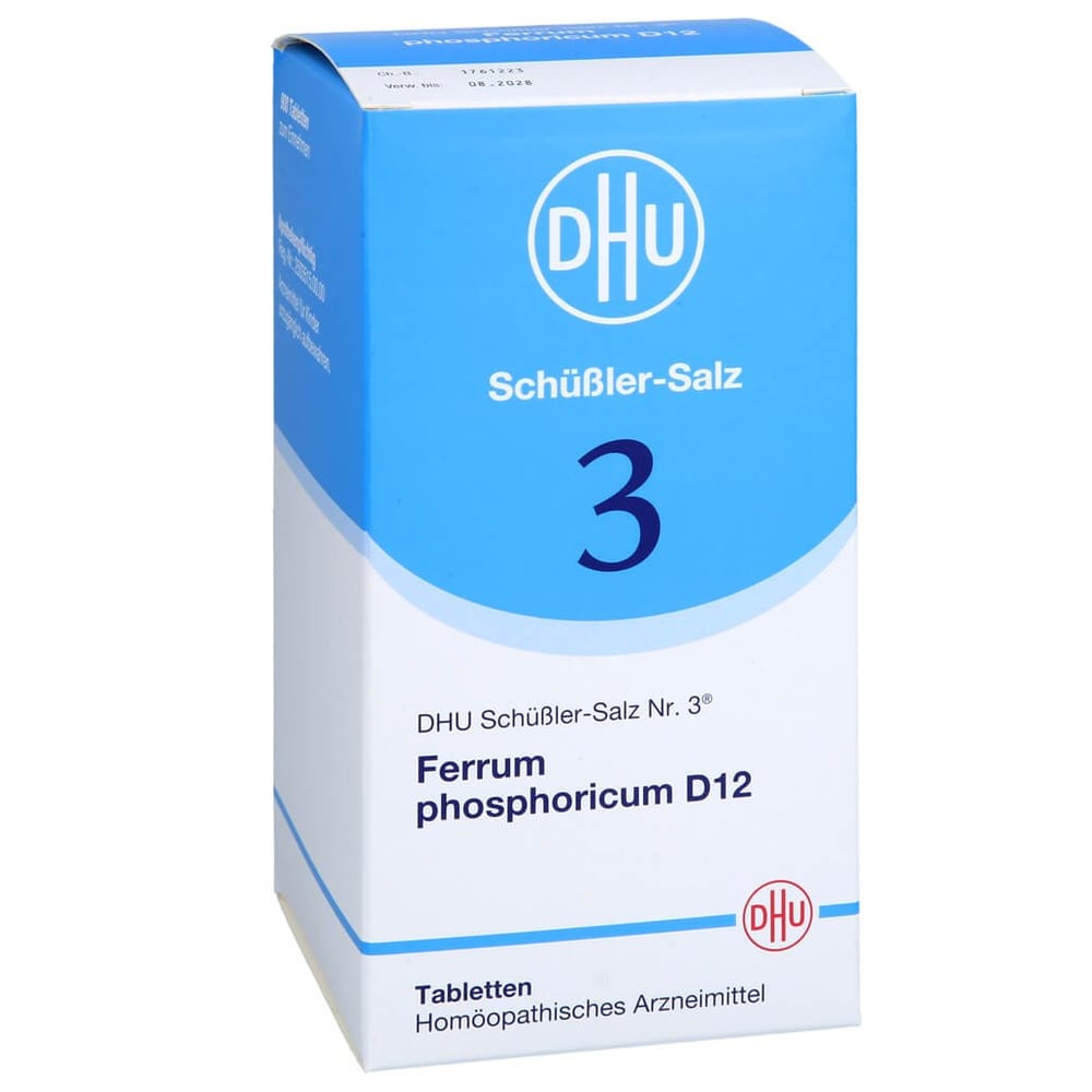 Biochemie DHU 3 Ferrum phosphoricum D12