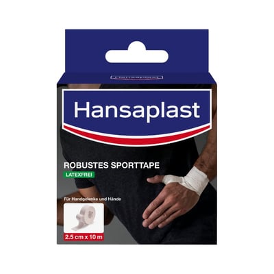 Hansaplast Robustes Sporttape Weiß 2.5cm x 10m