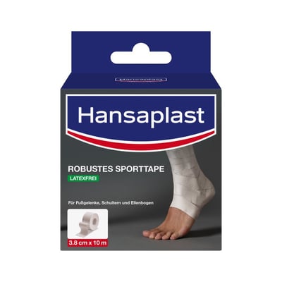 Hansaplast Robustes Sporttape Weiß 3,8 cm x 10m
