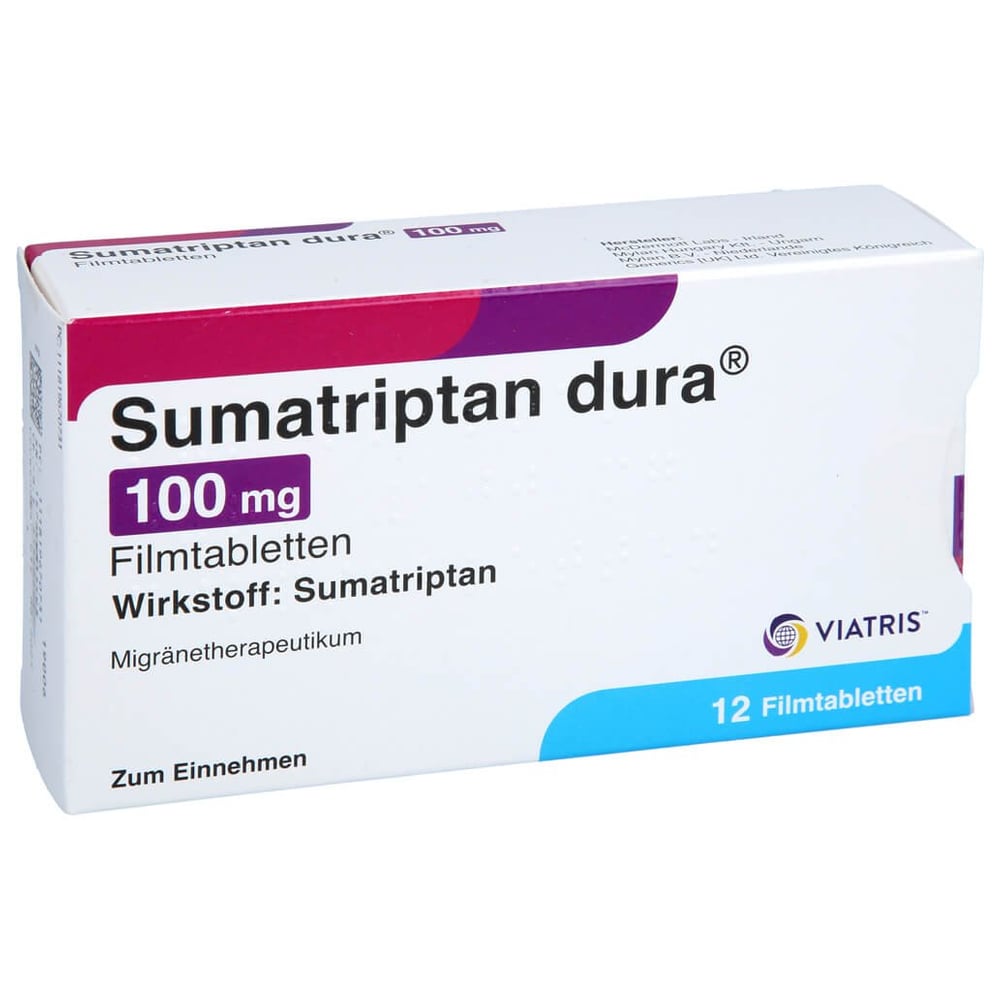 Sumatriptan dura 100 mg