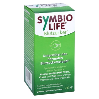 Symbiolife Blutzucker Bakterienstämme u.Chrom Kps. Produktbild 1