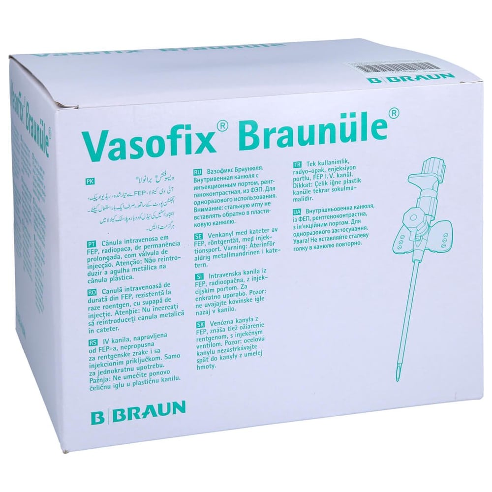 Vasofix Braunüle 20 G 33 MM ROSA