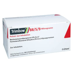 Trimbow 88/5/9ug 360ED Pulver z. Inhalation NEXThaler