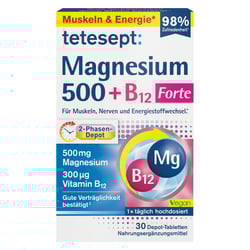 Tetesept Magn500+b12 300ug