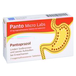 Panto Micro Labs 20 mg bei Sodbrennen