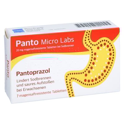 Panto Micro Labs 20 mg bei Sodbrennen