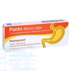 Panto Micro Labs 20 mg bei Sodbrennen