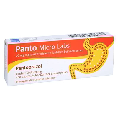 Panto Micro Labs 20 mg bei Sodbrennen