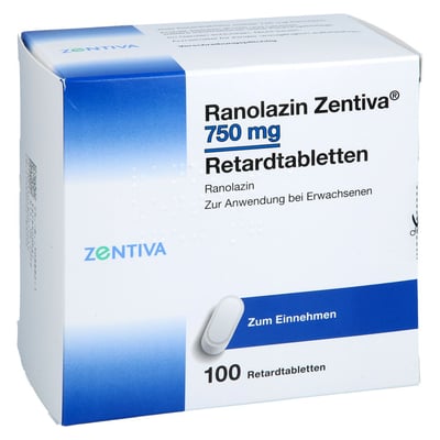 Ranolazin Zentiva 750 mg