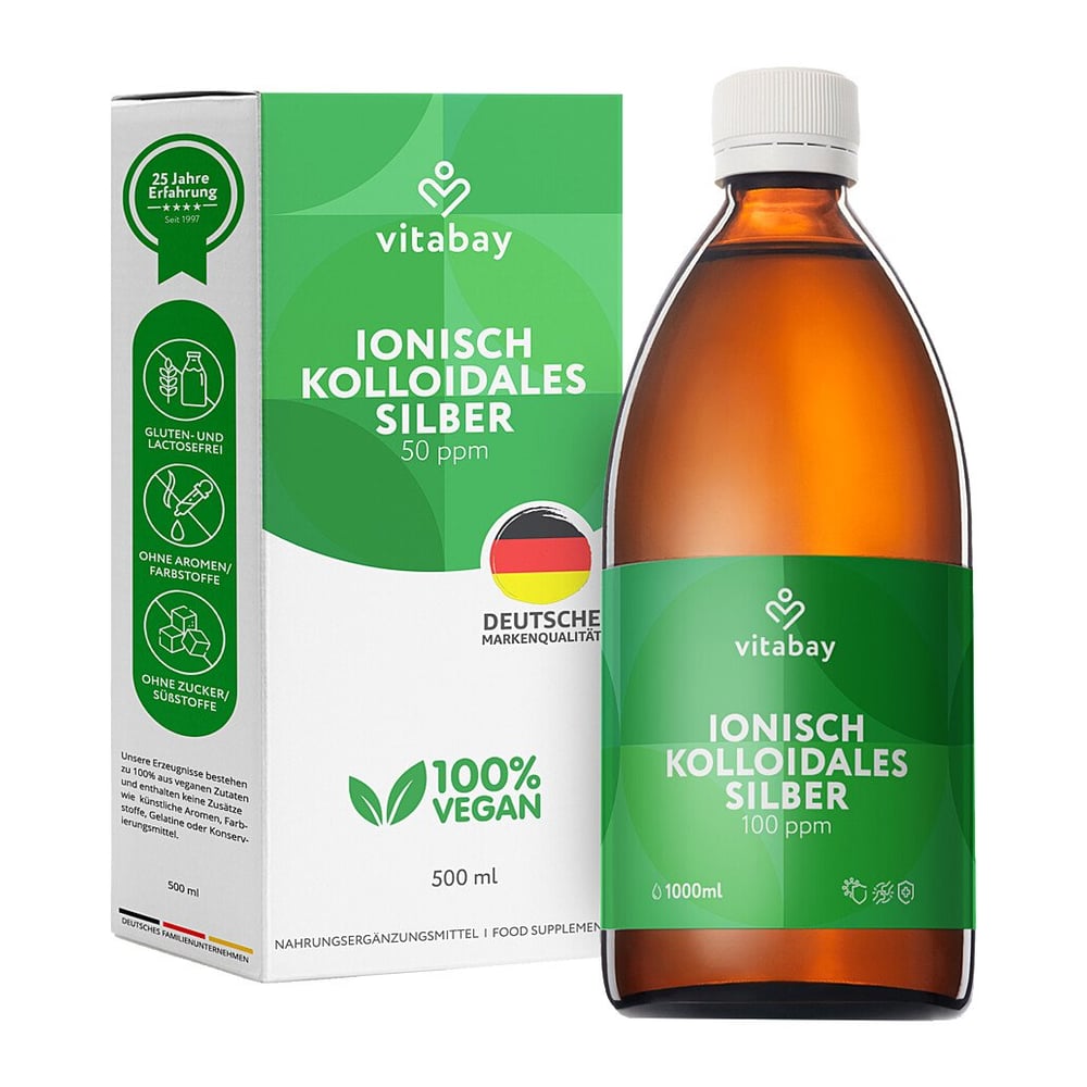 Kolloidales Silber 100ppm