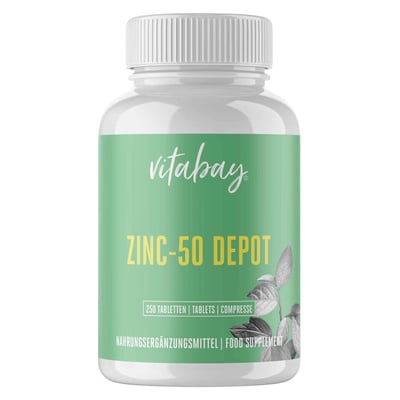 Zink 50 Depot Zinkgluconat vegan hochdosiert
