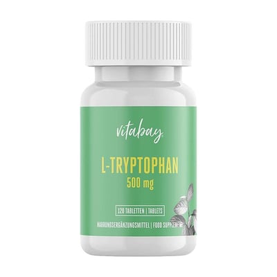 L-TRYPTOPHAN 500 mg Aminosäure vegan Tabletten