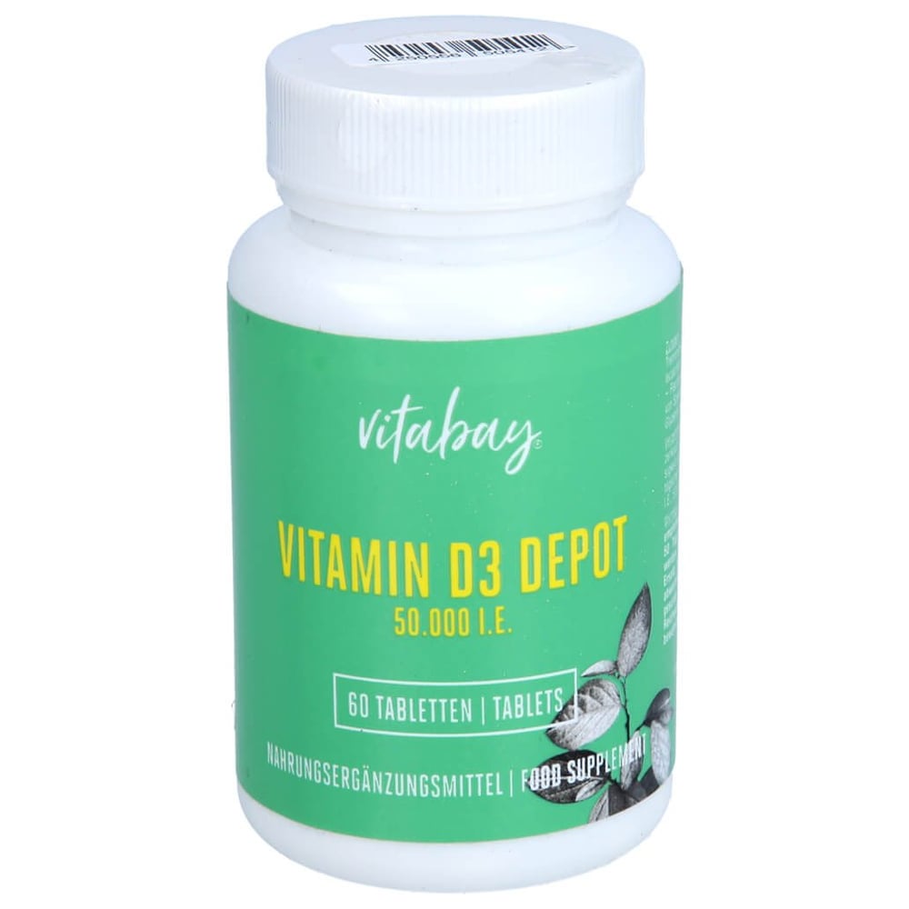 Vitamin D3 Depot 50000 IE Cholecalciferol vegan