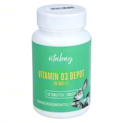 Vitamin D3 Depot 50000 IE Cholecalciferol vegan