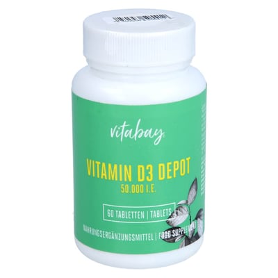 Vitamin D3 Depot 50000 IE Cholecalciferol vegan