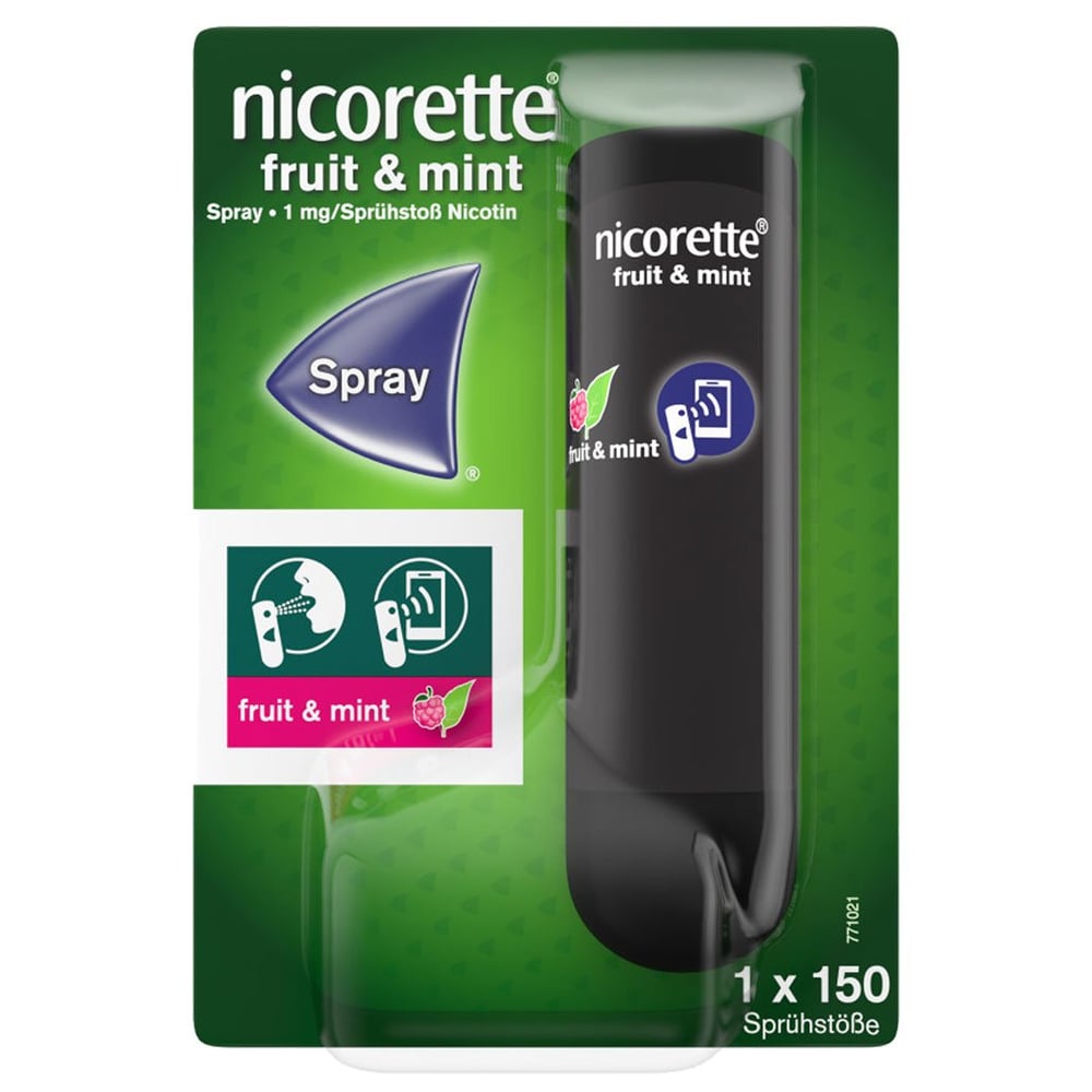 Nicorette Fruit & Mint Spray 1 mg/Sprühstoß Nfc