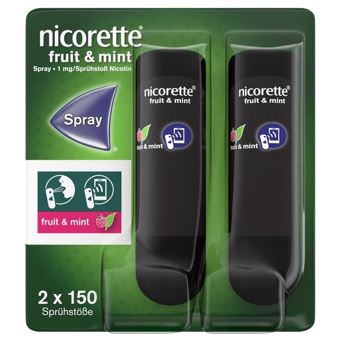 Nicorette Fruit & Mint Spray 1 mg/Sprühstoß Nfc