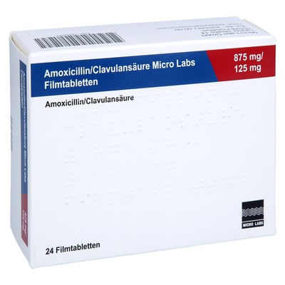 Amoxicillin/Clavulansäure Micro Labs 875 mg/125 mg