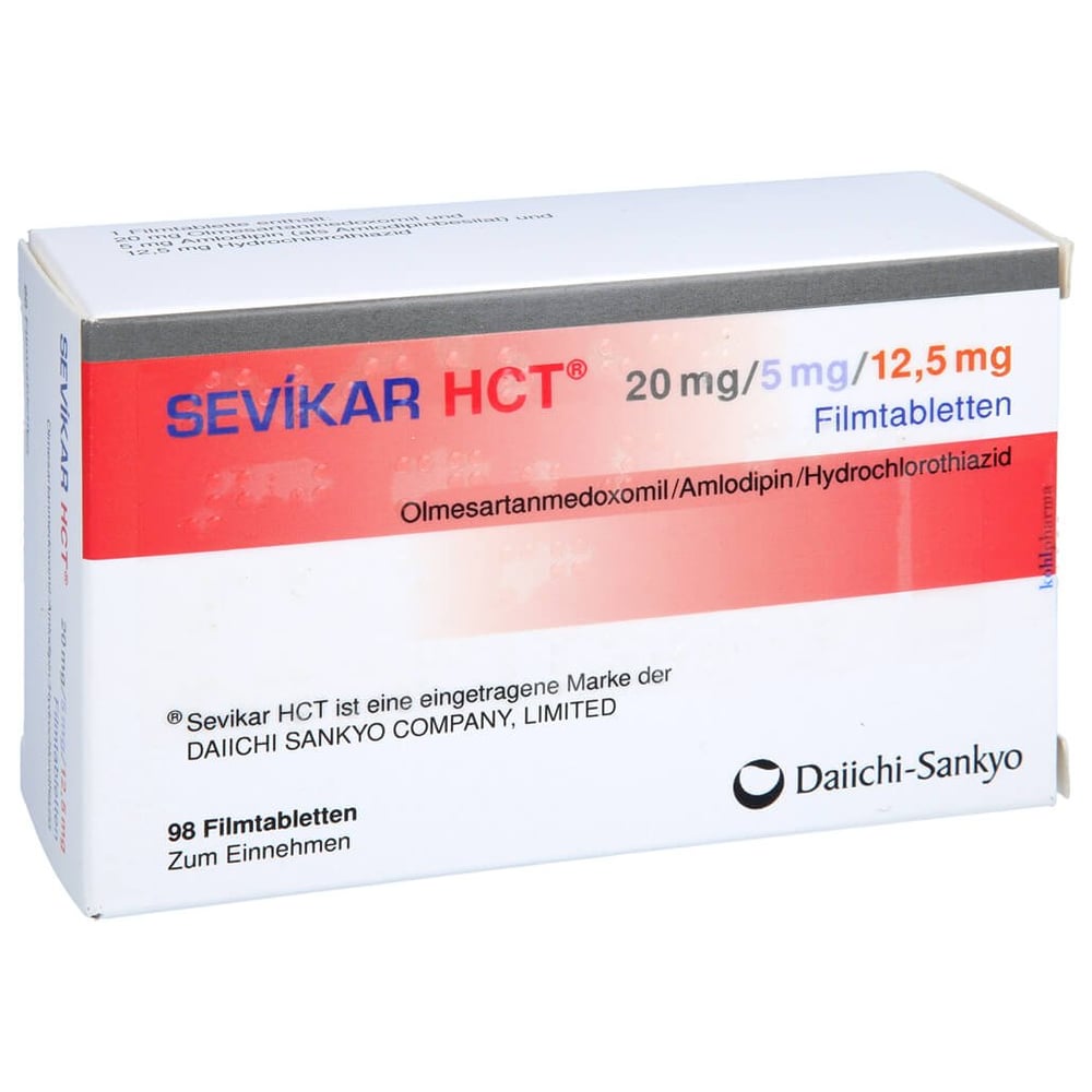 Sevikar HCT 20 mg/5 mg/12,5 mg