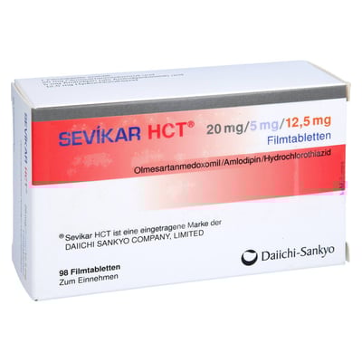 Sevikar HCT 20 mg/5 mg/12,5 mg