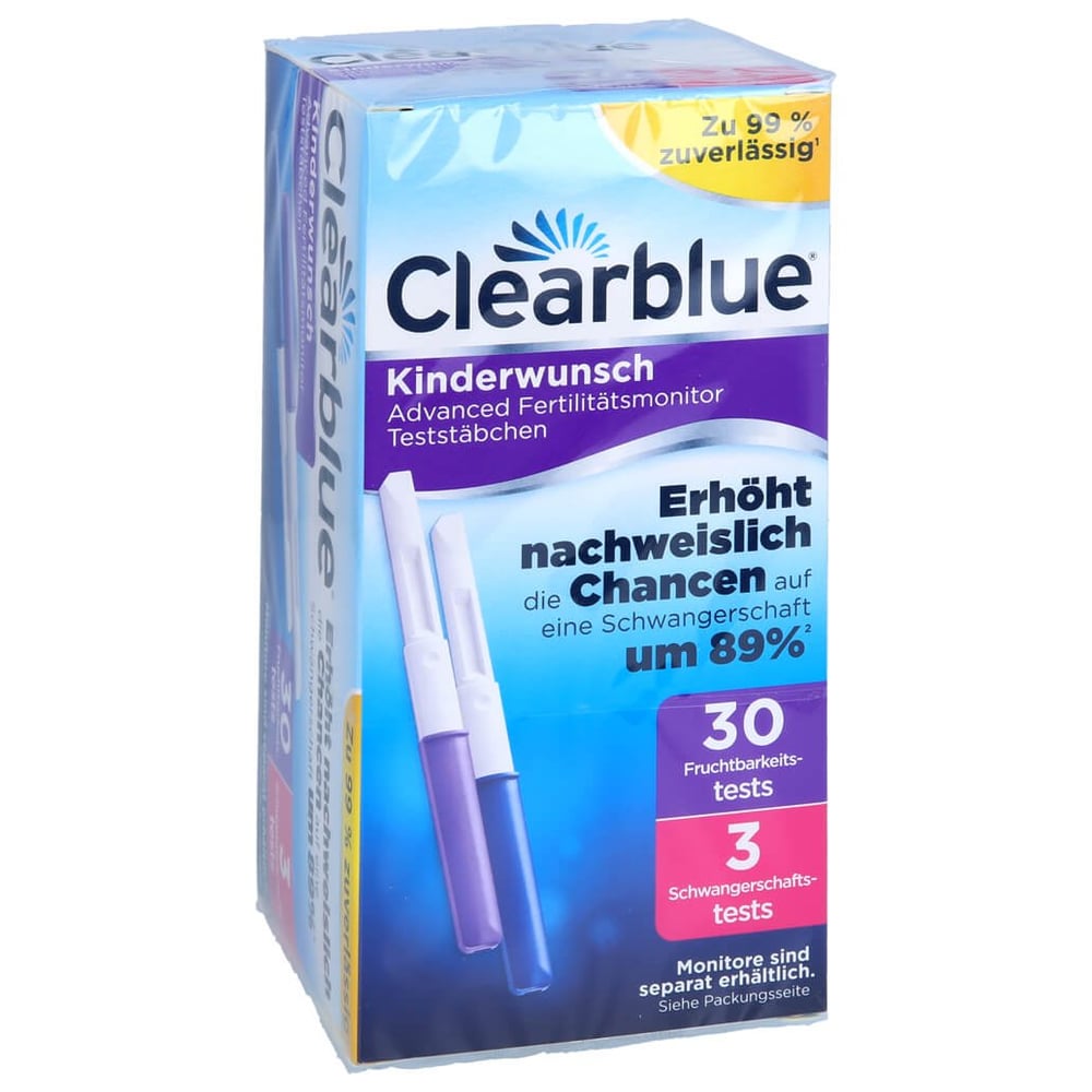 Clearblue Fertilit tsmonitor Testst bchen 30+3