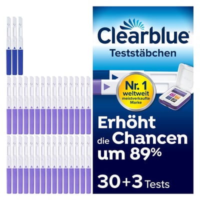 Clearblue Fertilit tsmonitor Testst bchen 30+3