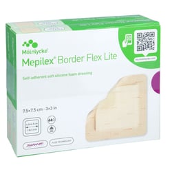 Mepilex Border Flex Lite Schaumverband 7.5x7.5 cm