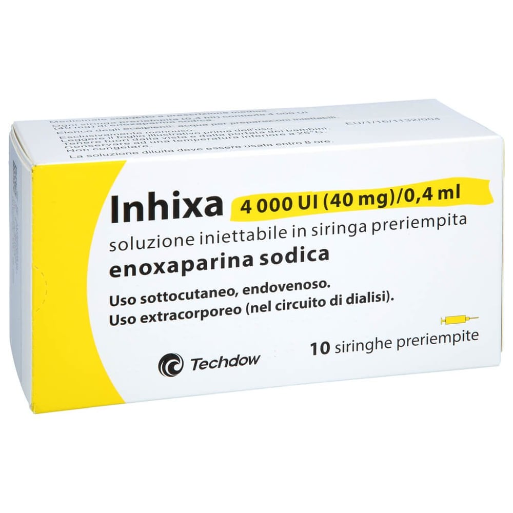Inhixa 4000 I.E. (40 mg)/0,4 ml Injektionslösung