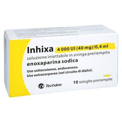 Inhixa 4000 I.E. (40 mg)/0,4 ml Injektionslösung